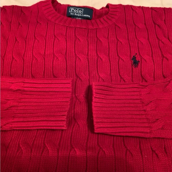 Polo Ralph Lauren red sweater. - Picture 5 of 5